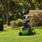REFURBISHED 80V 42" Cordless Battery CrossoverZ Zero Turn Lawn Mower w/ Six (6) 5.0Ah Batteries and Three (3) Dual Port Turbo Chargers, CRZ4281