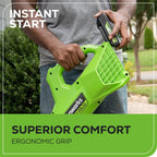 OPEN BOX 48V (24V x 2) 21" Cordless Battery Self-Propelled Mower 3PC Combo Kit: (2) 5.0Ah Batteries,(1) 2.0 Ah Battery,(1) Dual-Port Rapid Charger and (1) Charger