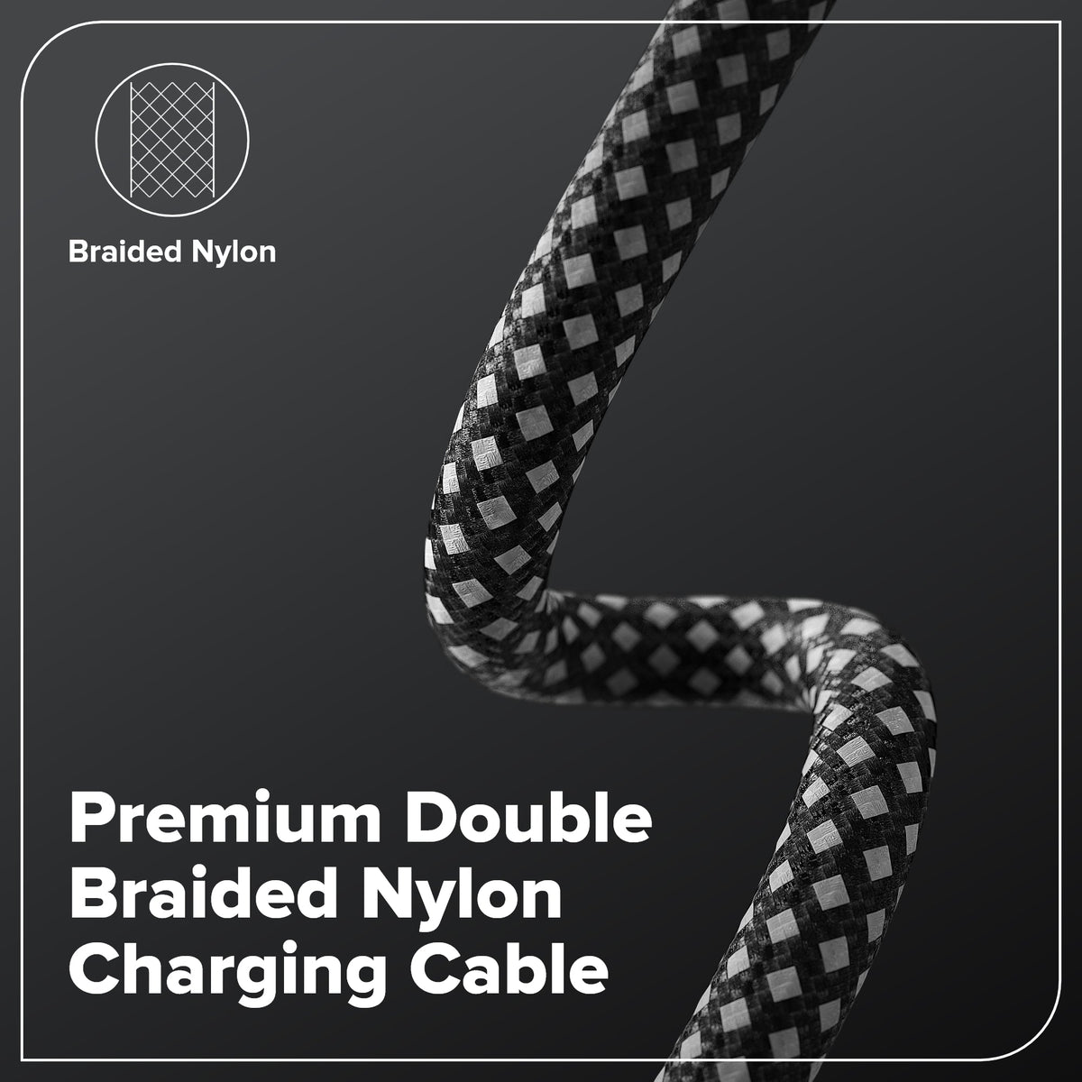 3FT 100W Fast Charging Cord, Bi-Directional USB-C