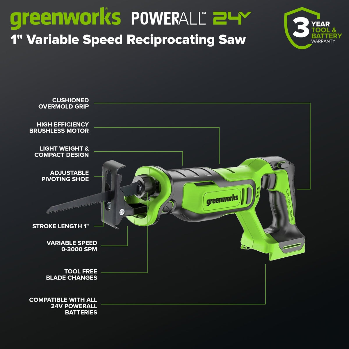 24V Cordless 400 in-lbs Drill/Driver Power Tool 4PC Combo Kit: (2) 2.0 Ah USB-C Batteries and 30W USB-C Fast Charger