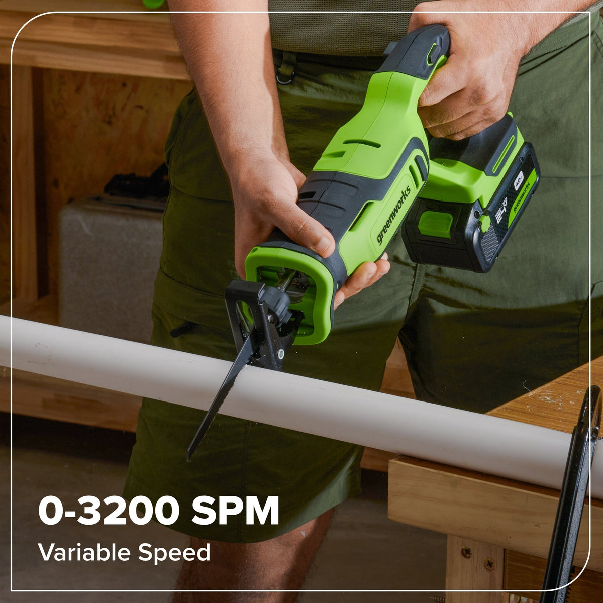 24V Brushless Power Tool 6PC Combo Kit: (2) 2.0 Ah USB-C Batteries and 30W Charger