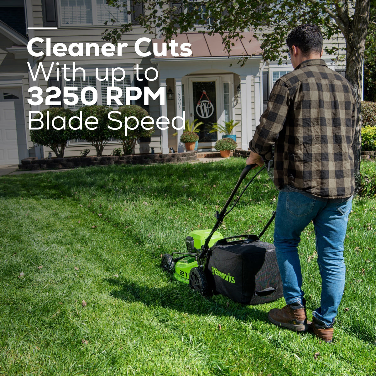 48V (24V x 2) 21" Cordless Battery Self-Propelled Mower 3PC Combo Kit: (2) 5.0Ah Batteries,(1) 2.0 Ah Battery,(1) Dual-Port Rapid Charger and (1) 2A Charger