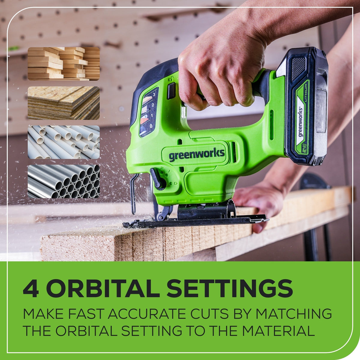 24V Cordless Battery Gen 2 Jig Saw (Tool Only)