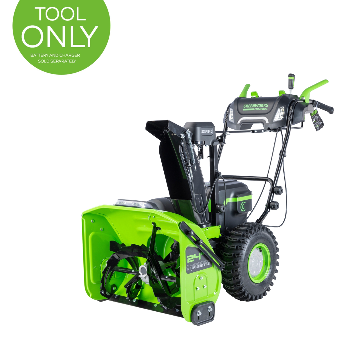 82V 24" Cordless Battery Two-Stage Snow Blower (Tool Only)