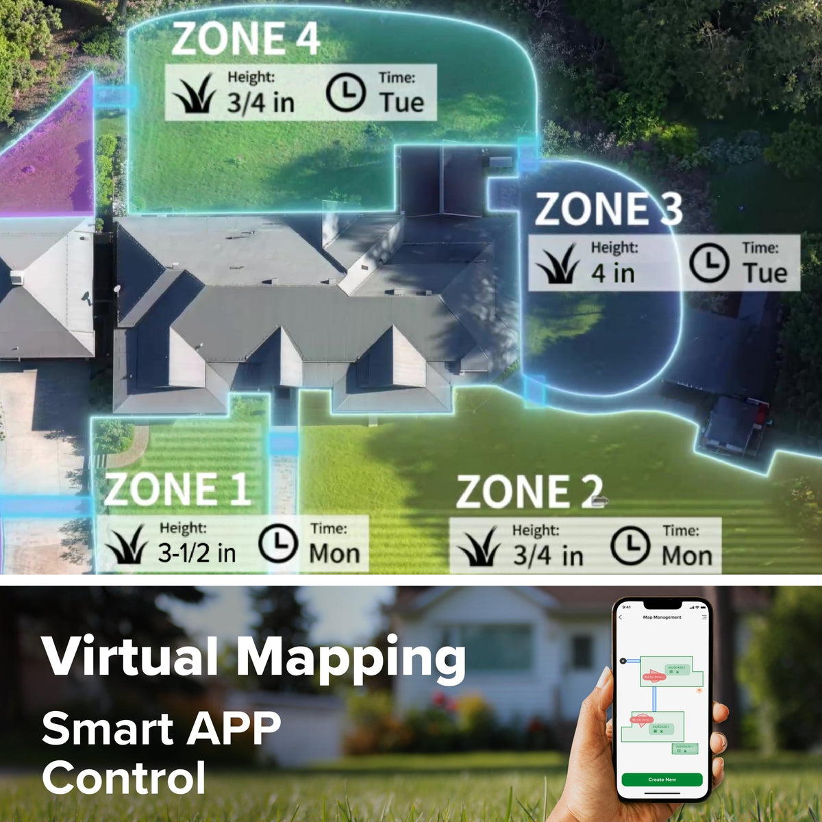 AiMowbot Wire-Free RTKVision Robotic Mower C40 | 1 Acre