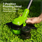 24V 12" Cordless Battery Brushless String Trimmer/Edger (Tool Only)