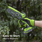 24V 4” Cordless Battery Brushless Pruner Saw (Tool Only)