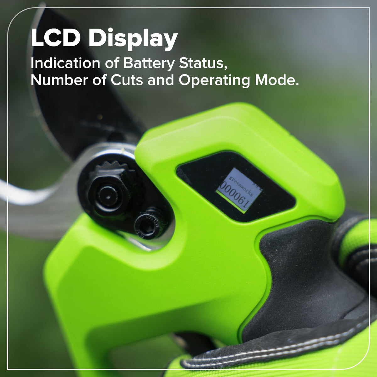 24V 1.25" Pruning Shear: 2.0Ah Battery and 30W Charger