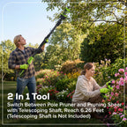 24V 1.25" Pruning Shear: 2.0Ah Battery and 30W Charger