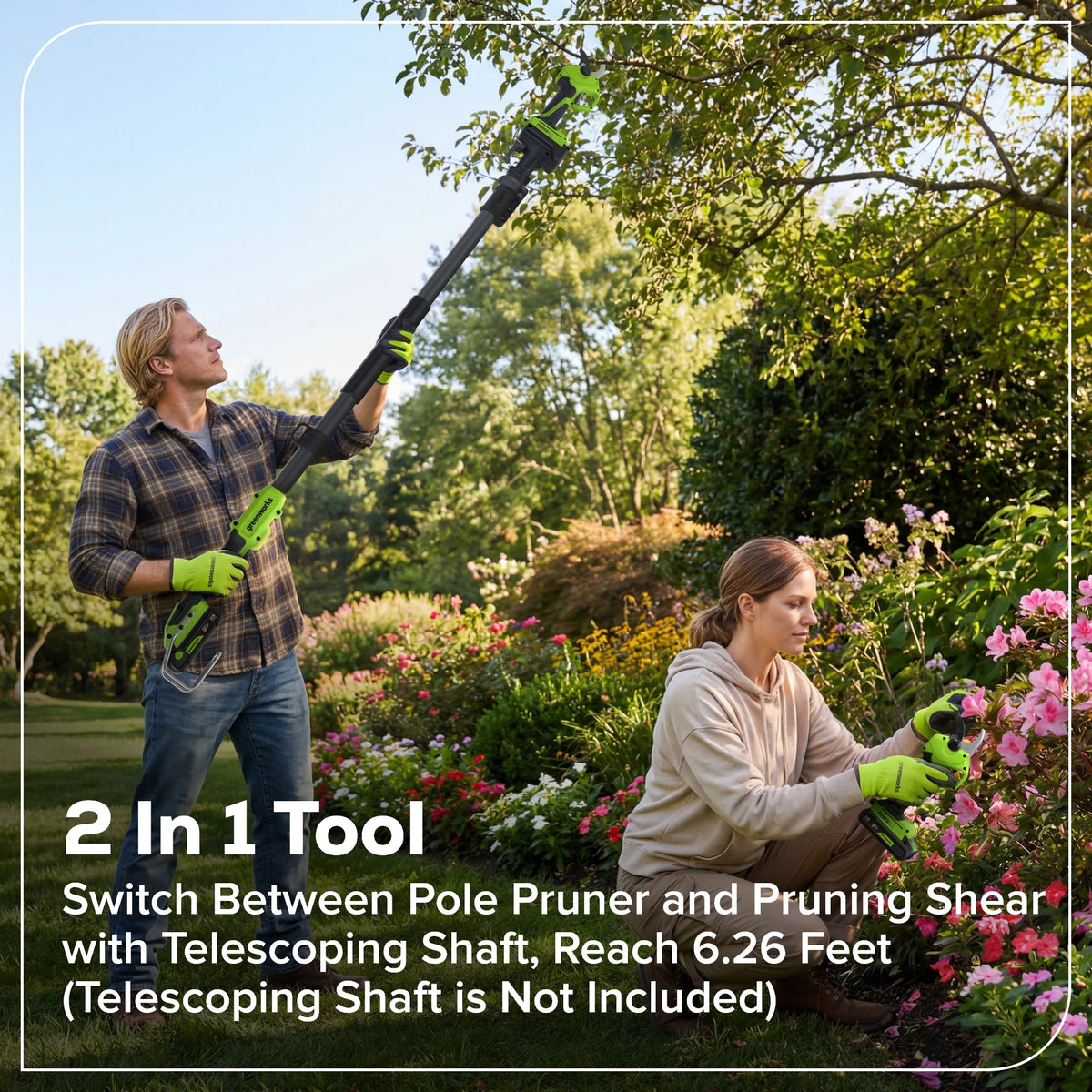 24V 1.25" Pruning Shear: 2.0Ah Battery and 30W Charger