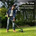 24V 15" Cordless Battery Brushless String Trimmer (Tool Only)
