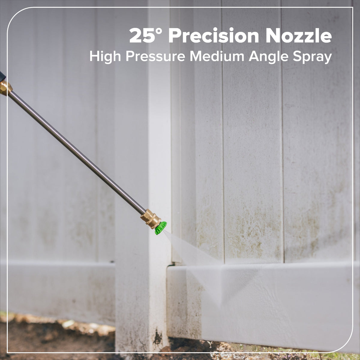 2400-PSI Brushless 1.2 GPM Four-Weel Electric Pressure Washer