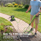2400-PSI Brushless 1.2 GPM Four-Weel Electric Pressure Washer