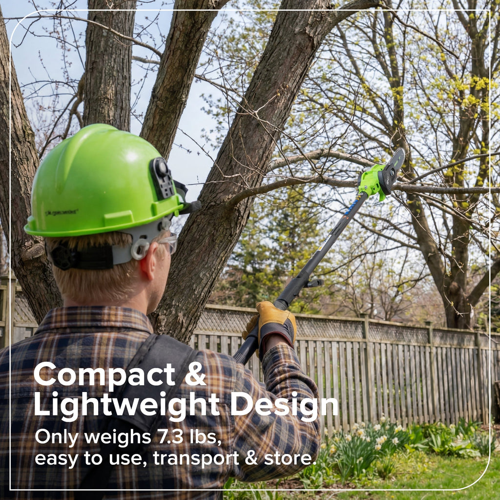 40V 8" Cordless Battery Telescope Pole Saw (Tool Only)