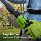 40V 8" Cordless Battery Telescope Pole Saw w/ 20" Hedge Trimmer Attachment Combo Kit (2.5Ah Battery & Charger)
