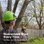 40V 8" Cordless Battery Telescope Pole Saw w/ 20" Hedge Trimmer Attachment Combo Kit (2.5Ah Battery & Charger)