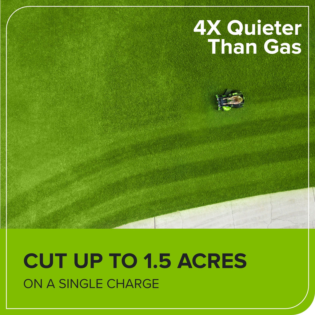 60V 42" Electric CrossoverZ Zero Turn Mower: (4) 8 Ah Batteries and 600W Wall Charger, CRZ4262