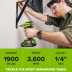 24V PowerAll 3/8" Drill and Impact Driver Combo Kit with (2) 2.0 Ah USB-C Batteries, 30W USB-C Charger Block, and 3' 100W USB-C Cable