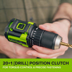 24V PowerAll 400 in-lb Drill Driver with (1) 2.0 Ah USB-C Battery, 30W USB-C Charger Block, 3' 100W USB-C Cable, Belt Clip, and Bit