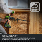 24V PowerAll Pro 1,350 in-lb 1/2" Hammer Drill, with 2.0 Ah USB-C Battery, 65W Charger, Belt Clip, and Auxiliary Handle