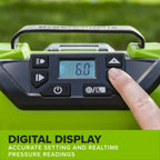 24V PowerAll Dual-Power Inflator/Deflator, with Pinch Valve Adaptor, Sports Ball Needle, Brass Presta Valve Adaptor, and Narrow Pinch Valve Nozzle