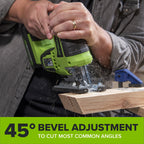 24V PowerAll Jigsaw with Blade, Dust Port Adapter, and Tube Adapter