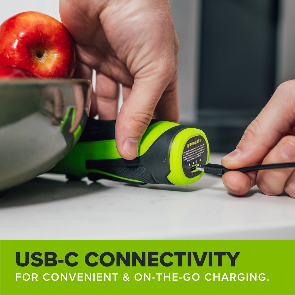 8V Dual-Position Screwdriver, 70 in-lb Torque, 5+1 [Drill] Clutch Settings, with Phillips and Slotted Bits and USB-C Charging Cable
