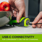 8V Dual-Position Screwdriver, 70 in-lb Torque, 5+1 [Drill] Clutch Settings, with Phillips and Slotted Bits and USB-C Charging Cable