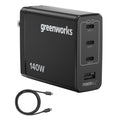 24V PowerAll Charger Set with 140W USB-C Charger Block and (2) 3.3' 100W USB-C Cables