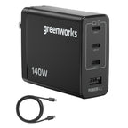 24V PowerAll Charger Set with 140W USB-C Charger Block and (2) 3.3' 100W USB-C Cables