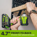 24V Cordless 280 in-lbs Drill/Driver Power Tool 4PC Combo Kit: (2) 2.0 Ah USB-C Batteries, 30W USB-C Charger Block, and 3' 100W USB-C Cable