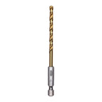 Half Ground 11/64-inch Hex Shank Titanium Drill Bit Set