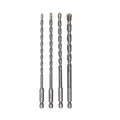 4-PC Hex Shank Masonry Drill Bit Set