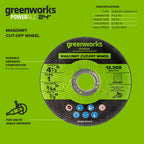 1-PC 4-1/2"  Type 1 Metal Grinding Wheel 7/8" Arbor