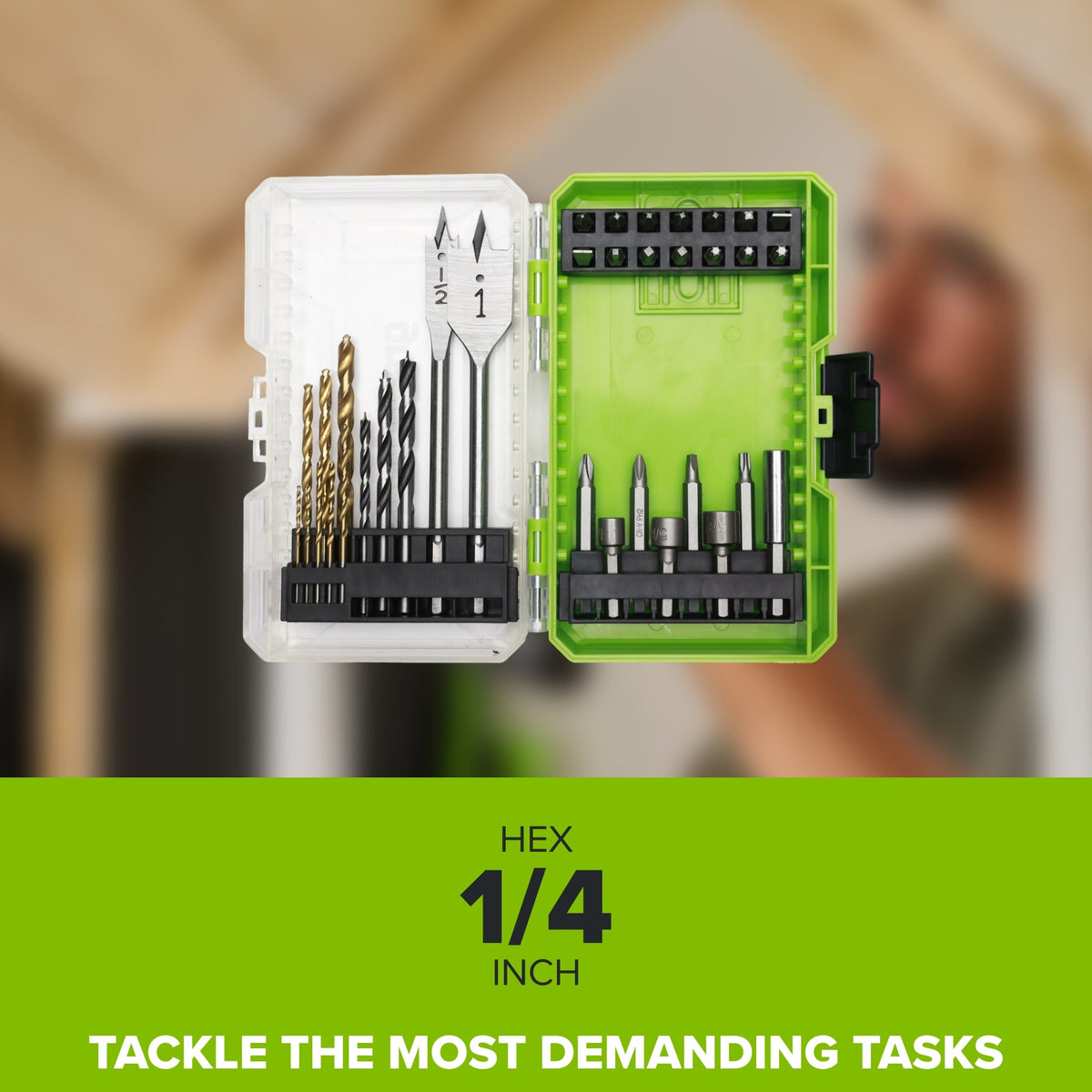 35-PC Drill Bit & Impact Bit Kit