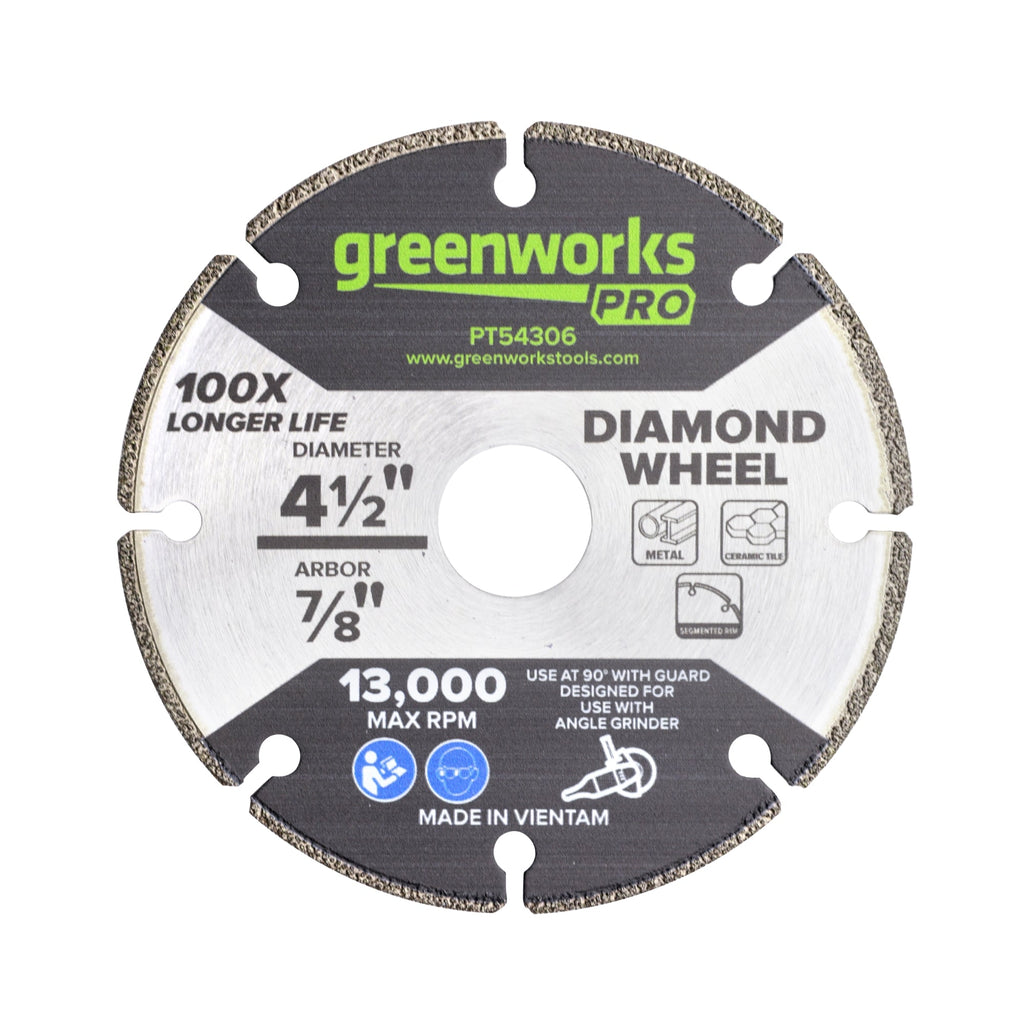 1-PC 4-1/2" Metal Cutting Segmented Diamond Wheel
