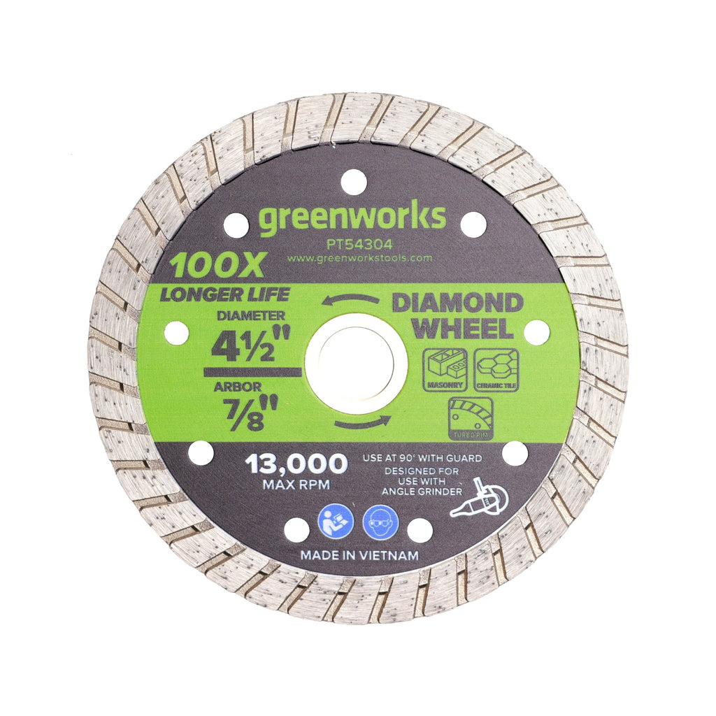 1-PC 4-1/2" Masonry Cutting Turbo Diamond Wheel