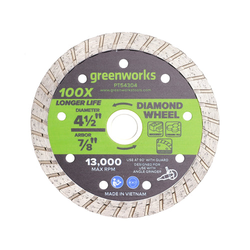 1-PC 4-1/2" Masonry Cutting Turbo Diamond Wheel