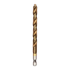Half Ground 5/16-inch Hex Shank Titanium Drill Bit Set