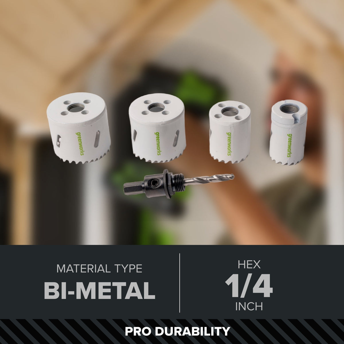 Pro 5-PC BiMetal  HoleSaw Kit