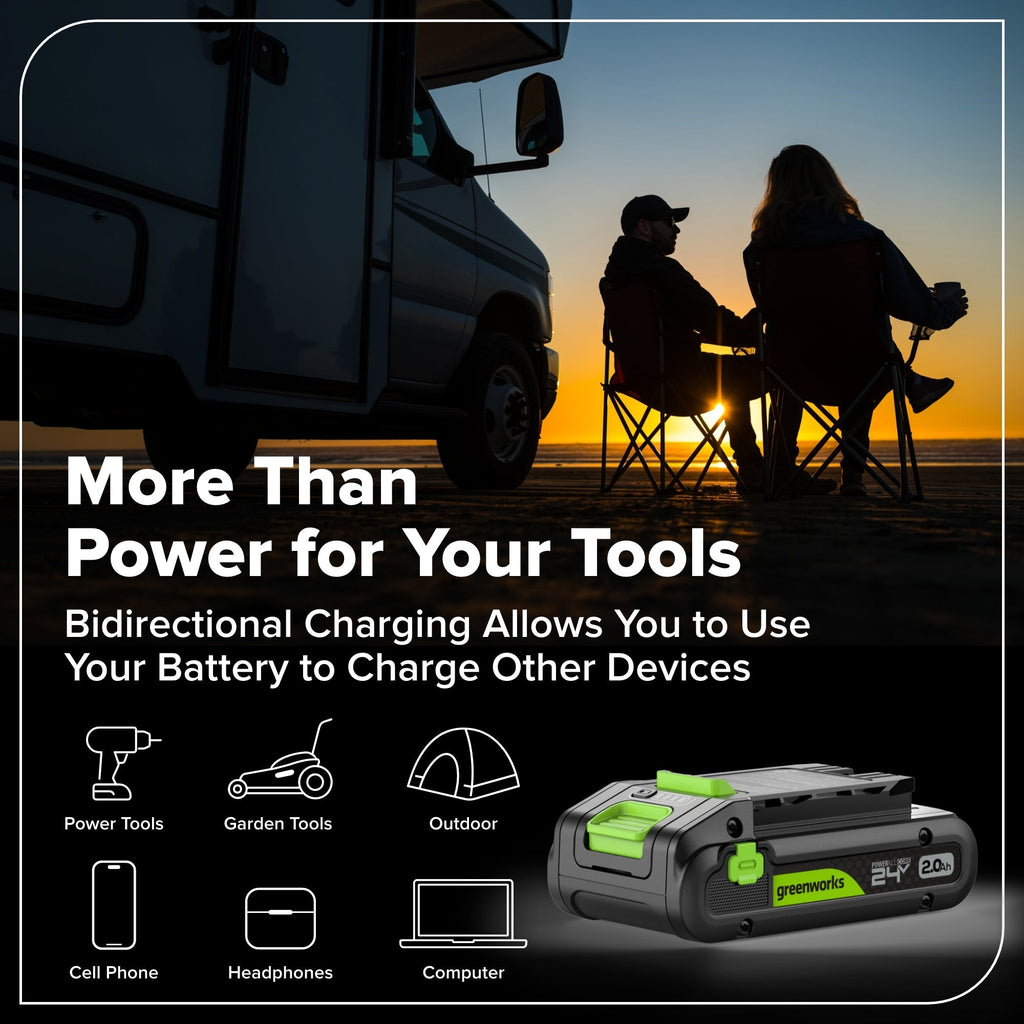24V 1/2" 400 in/lbs Drill Driver: 2.0 Ah USB-C Battery, 30W Fast Charger and 20-PC Bit Accessory Kit