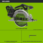 24V Cordless 280 in-lbs Drill/Driver Power Tool 3PC Combo Kit w/ 6-1/2" Circular Saw & Oscillating Multi-Tool: (1) 2.0Ah USB-C Battery, (1) 30W USB-C Charger, (1) 3' 100W USB-C Cable