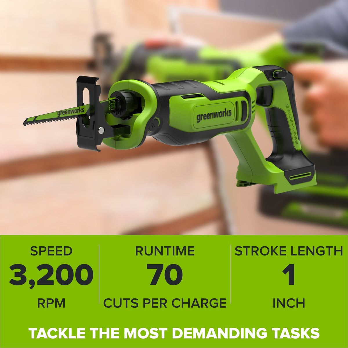 24V Cordless 280 in-lbs Drill/Driver Power Tool 3PC Combo Kit w/ 6-1/2" Circular Saw & 1-1/4" Reciprocating Saw : (2) 2.0Ah USB-C Battery, (2) 30W USB-C Charger, (2) 3' 100W USB-C Cable