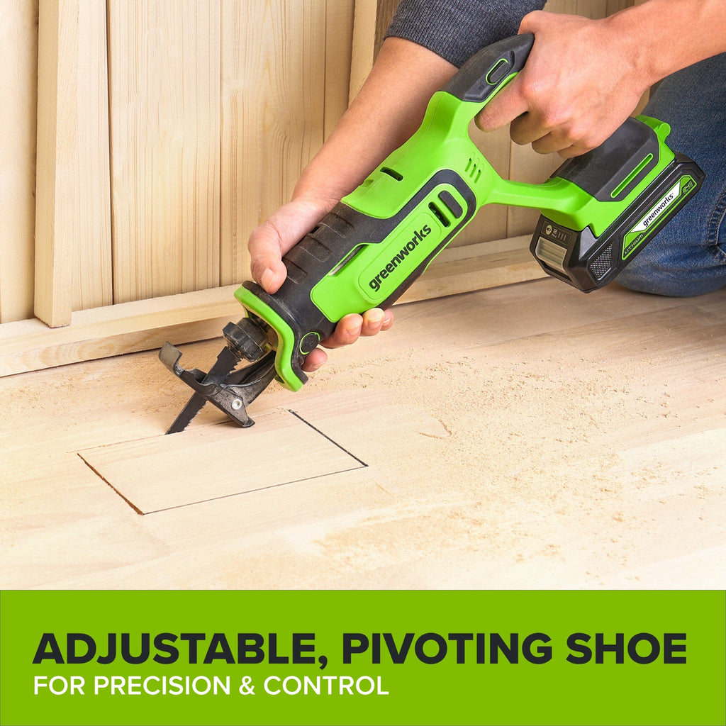 24V PowerAll 3/8" Drill Driver (280 in-lbs) & 1" Reciprocating Saw Combo Kit:  (2) 2.0Ah USB-C Batteries, (2) 30W USB-C Chargers, (2) 3' 100W USB-C Cables