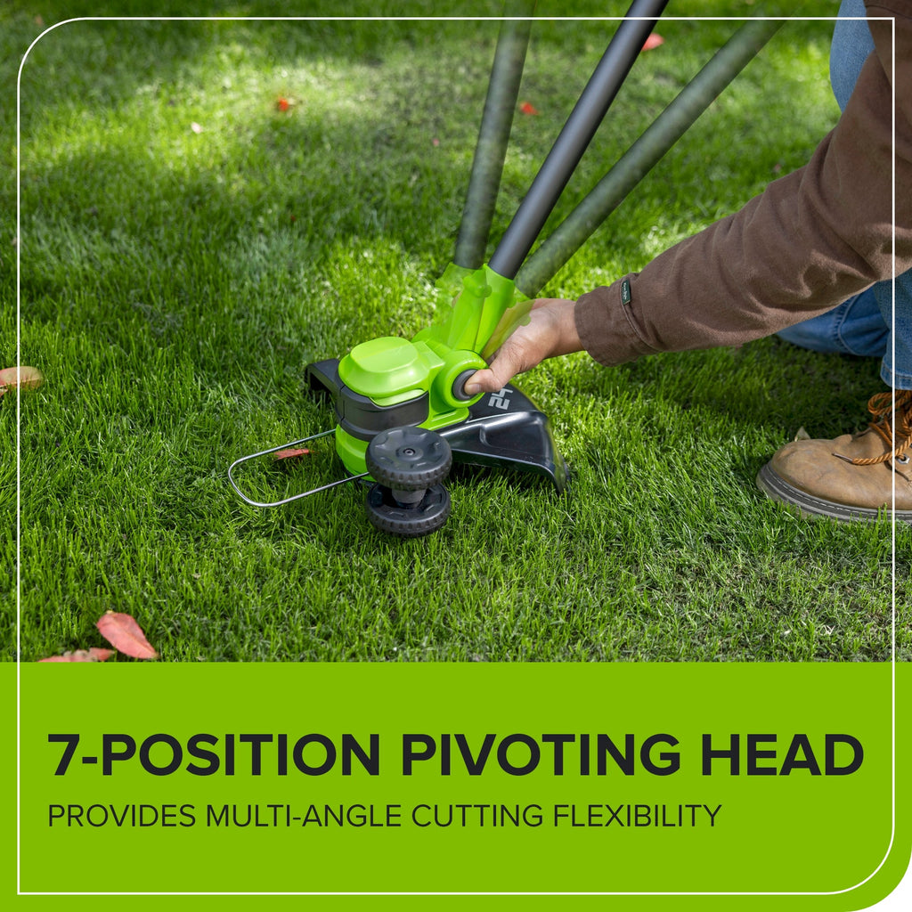 24V 12" Cordless Battery String Trimmer/Edger(Tool Only)