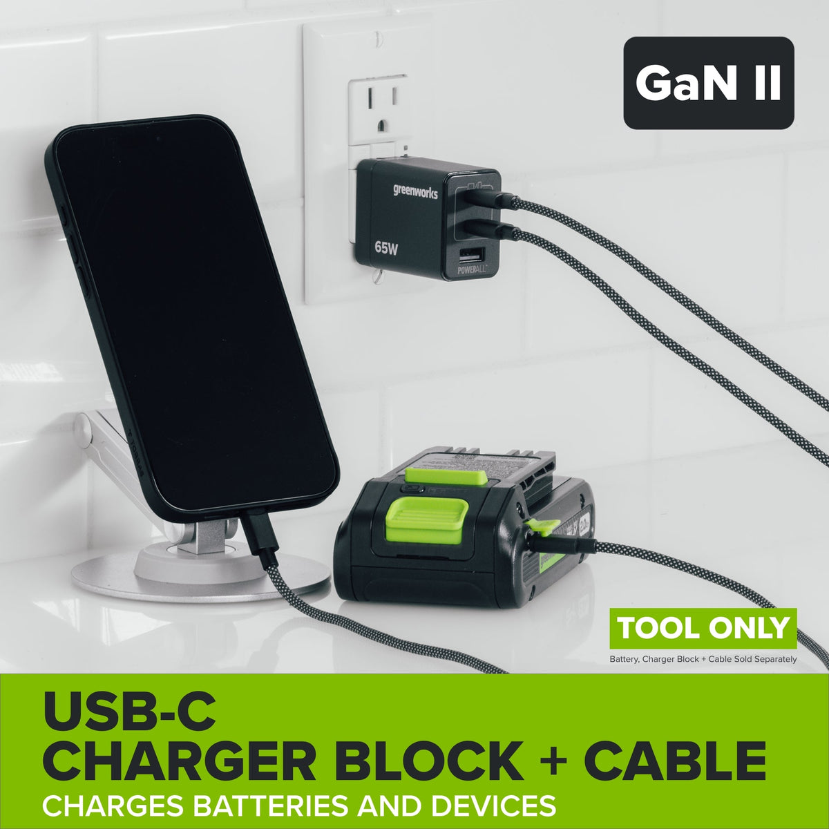 24V PowerAll Jigsaw w/ 6PC Blades, Dust Port Adapter, and Tube Adapter (Tool Only)