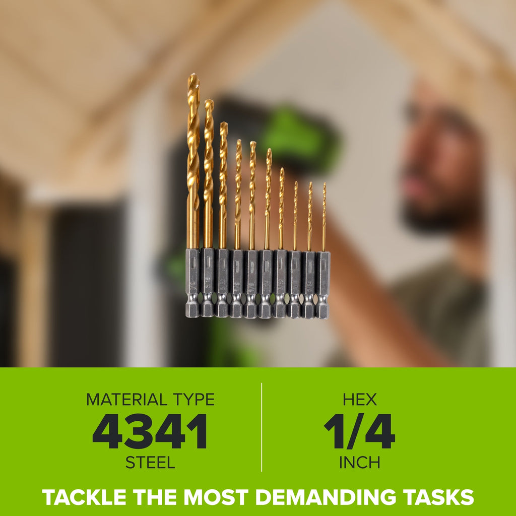 24V PowerAll 400 in-lb Drill Driver with 2.0Ah USB-C Battery, 30W Charger, 100W Cable, 10-PC Drill Bit Set