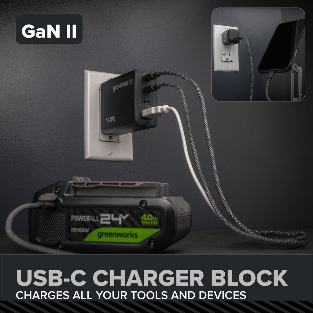 24V PowerAll Pro 530 in-lb Drill Driver and 2,200 in-lb Impact Driver Combo Kit, with (2) 2.0Ah Batteries, 65W Charger, 3' Cable, Belt Clips, Carrying Bag and 10-PCS Bit Set