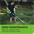 40V 12" Cordless String Trimmer and 390CFM Leaf Blower Combo Kit w/ 2.0Ah Battery & Charger