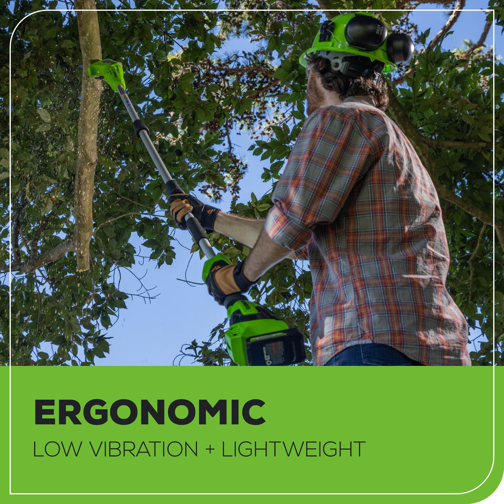 24V 8" Cordless Battery Pole Saw w/ 2.0 Ah Battery & Charger